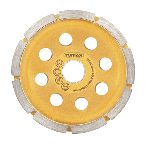TOMAX ELMASLI BETON YÜZEY TEMİZLEME 180 mm (TEK SIRA)